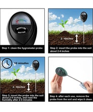 Load image into Gallery viewer, Soil Moisture Meter Black