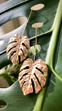 Load image into Gallery viewer, Earring Chain Palm Leaves
